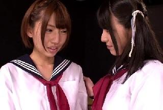 ショートカット美少女がカワイイ先輩と教室でエッチなことしちゃいました！【上原亜衣】【乙葉ななせ】