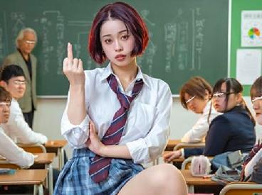 美少女で生意気なJKが虐めてた男子に逆襲に合っちゃう！？教室で無理やり輪姦されちゃいました！【MINAMO】