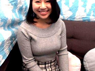 ＜素人！＞「え、ここでですか？」清楚系真面目そうな巨乳おっぱいシロウト！エロ行為でザーメン中出しに！