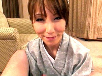 ＜美魔女！＞「モットして…♡」色気ムンムン巨乳おっぱい着物美魔女！エロ行為が最高でしょｗW！