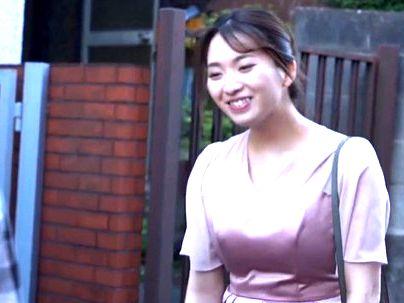 ＜人妻NTR＞「凄いの…」欲求不満の清楚系巨乳おっぱい奥さん！酔って他人棒で浮氣エロ行為に！