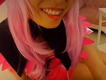 ≪コスプレ≫【美少女】スレンダーカワイ子ちゃんがコスプレ姿でえちえちになっちゃうぞｗｗｗｗｗｗ
