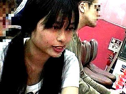 ＜パチンコ屋！＞「ｲﾔ‥やめて…！」巨乳おっぱいの黒髪女子！トイレで犯されレイプされる！