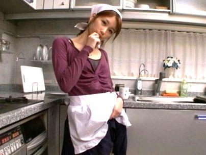 ＜家政婦！＞スレンダー細見のお姉さんお手伝いが誘惑とかマジで勘弁！やるでしょ！！！！！