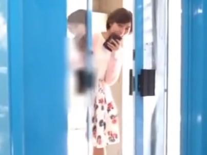 ≪素人≫【マジックミラー】ショートカット美少女素人がマジックミラー号で寝取られセックスにｗｗｗｗｗ