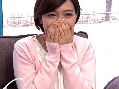 ＜スレンダー巨乳！＞乳輪でかめのカワイ子ちゃん素人がマジックミラー号でエロ行為にｗｗｗｗ