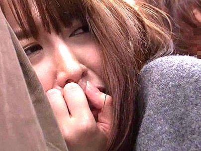 ＜電車痴漢！＞巨乳おっぱいスタイル抜群の制服女子！電車で強引に犯されレイプされるぞ！