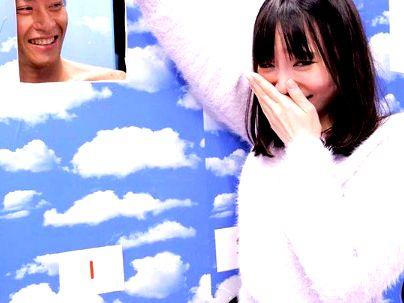 ＜素人カップル！＞「え？わかんない？」清楚系かわいい女子！ＭＭ号で彼氏のチンポ当てゲーム失敗で・・・