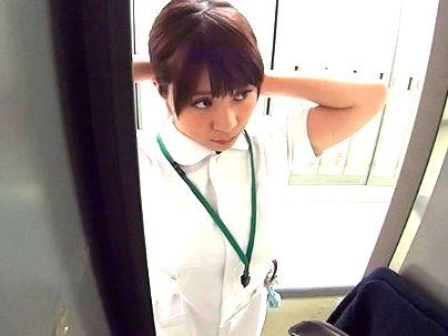 ＜ナース！＞「無理です…」乳おっぱい美女看護師ナース！リモバイ挿入でオマンコ感じちゃうぞ！
