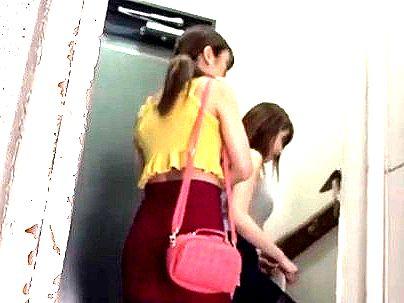 ＜若妻！＞「ｈしましょう…♡」スレンダースリムなタイトスカート美女！誘惑してエロ行為しちゃう！
