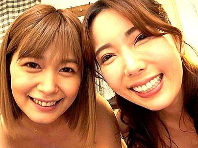 ＜ハーレム！＞滅茶苦茶エロカワイ子ちゃん巨乳おっぱいOL後輩コンビ！ハーレム状態楽しんじゃうゾ！