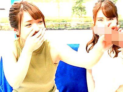 ＜素人人妻！＞「え・うそ？おっきいね…♡」2人の美人若妻！MM号でデカちん男とエロ行為発展シチャウゾ！