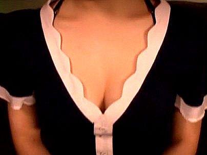 ＜紗倉まな！＞ショートカット滅茶苦茶カワイ子ちゃん巨乳おっぱい女子！ザーメン口内発射される！