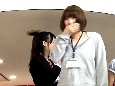 ＜SOD女子社員＞ショートカットのエロカワイ子ちゃん女子社員が野球拳で脱がされる！！！！