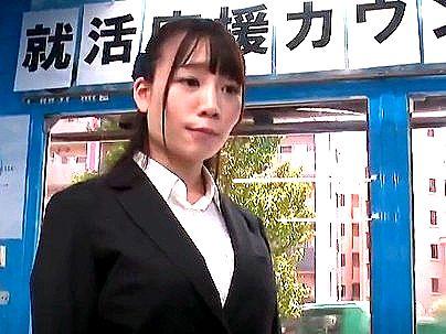 ＜就活JD！＞巨乳おっぱい清楚系上品な感じ女子！ＭＭ号で媚薬でヤラレマクリになっちゃうゾ！！