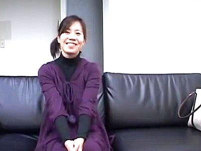 ＜センズリ鑑賞！＞清楚系巨乳おっぱいおくさんヒトヅマ！センズリに興奮してしまい・・・