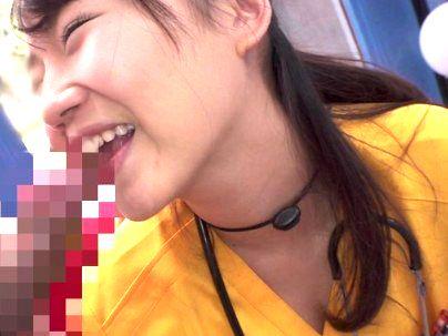 ＜素人ナンパ！＞「ダメだけど…♡」巨乳おっぱい可愛いナース！MM号でマジイキ絶頂潮ふきしちゃうぞｗ