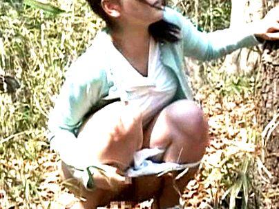＜レ●プ！＞「ダメ・・・」巨乳おっぱい美人若妻！野ションしてたら犯されレイプされるぞ！