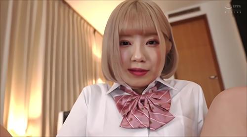 制服JKがHを一人で見せて足コキフェラASMR一人H