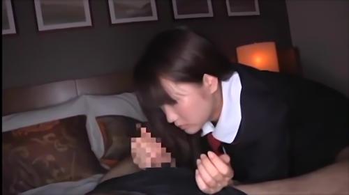 から美少女JKと援助交際！正常位で犯され顔面に大量のザーメンを射精!