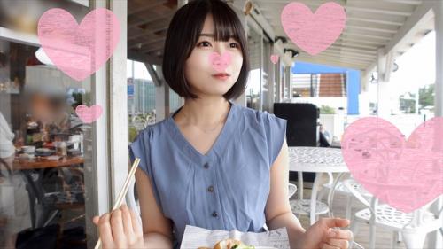 ショートヘアの清純派美人人妻美容師と念願の浮気デート！車の中で愛撫してると恥ずかしながらも濡れ濡れのアソコが男を求めてるホテルに着くなり服をはがすと綺麗な乳輪が