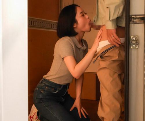 【MINAMO】「出しちゃダメェ//」運送屋で仕事して夫を支える新婚巨乳美女はベテランドライバーに中出しNTRセックス