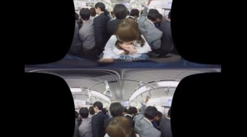 女の子、下車できずに終始荒っぽいする。