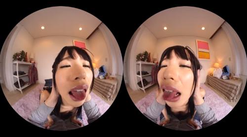 VRスマート美少女が彼氏に手マンされる。