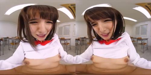 スカ学生服で男性を挑発しボッキする。