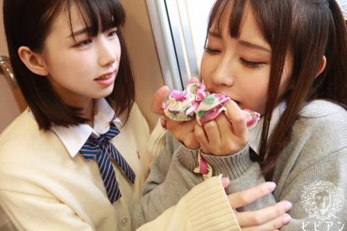 昔からの親友な制服JKがお互いの下着を臭いを嗅いだら性欲スイッチはいって唾液まみれのレズプレイｗ