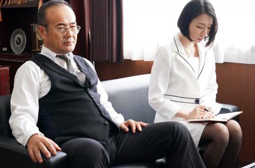 旦那の借金を返す為に働きに出た妻は社長秘書となったが変態社長に中出し性交を強要されるｗ