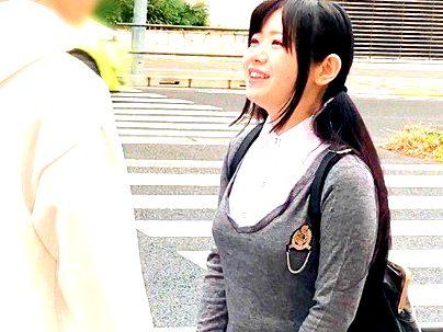 ＜素人ナンパ！＞「はい♡かっこいい…♡」京したての巨乳おっぱい田舎女子！イケメンに口説かれてエチエチに！