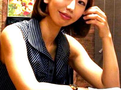 ＜人妻ナンパ！＞「イイワヨ…♡」色気ムンムンスレンダーな素人美魔女おばさん！口説いてエロ行為しちゃうぞ！