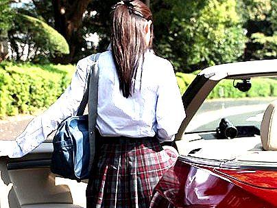 ＜美少女中出し！＞黒髪清楚な可愛い制服女子！ガチパコザーメン中出し膣内射精種付けに！