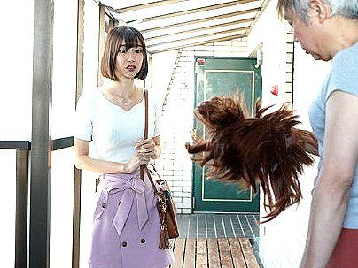 ＜若妻！＞「え、なんですか？」美巨乳おっぱいスレンダー奥様！隣人に強引にエロ行為犯されるぞ！