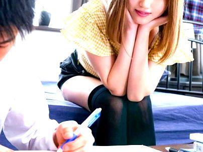 ＜家庭教師！＞「勉強しましょう…♡！」スタイル抜群巨乳オッパイ家庭教師！絶対領域に我慢限界で・・・