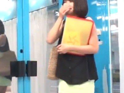 ＜マジックミラー号＞ショートカットカワイ子ちゃんがダマされてマジックミラー号乗車してえちえちにｗｗｗ
