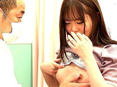 ＜膣内射精！＞清楚だけどマン毛ボーボーの上品なギャップ若妻！エロい医者にヤラレマクリになっちゃうゾ！！