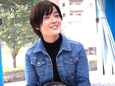 ＜向井藍！＞「え、なにするんですか？」街で見かけたショートカット滅茶苦茶カワイ子ちゃん！ＭM号で偽童貞君の餌食に！