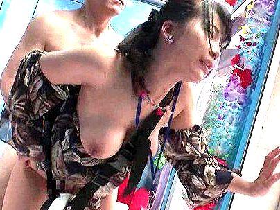 ＜美爆乳なAD！＞スタイル抜群ボインカワイ子ちゃん美爆乳なADがエロ行為にあっちゃうｗｗｗｗ