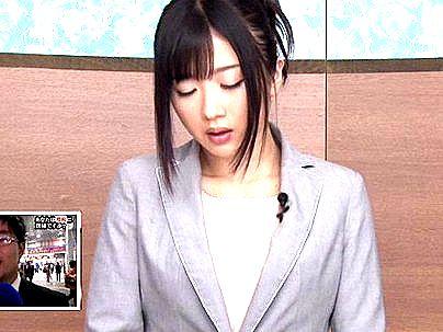 ＜イキ潮！＞清楚系可愛らしい女子アナウンサー！本番中にマジイキ潮ふきしちゃうぞ！
