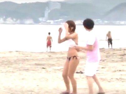 ☆彡神素人！縊れ美女がまんまと海水浴場で引っ掛かりもちろん中出しされちゃうぞｗｗｗｗｗ