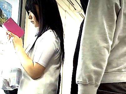 ＜快楽堕ち！＞巨乳おっぱい制服女子！電車で痴漢行為から逃げたらMM号でヤラレマクリになっちゃうゾ！！