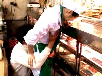 ＜美人パート人妻！＞「ダメです・・・」巨乳おっぱい奥さん！精肉コーナーでオチンポ挿入でもだえる姿ヤッバ！