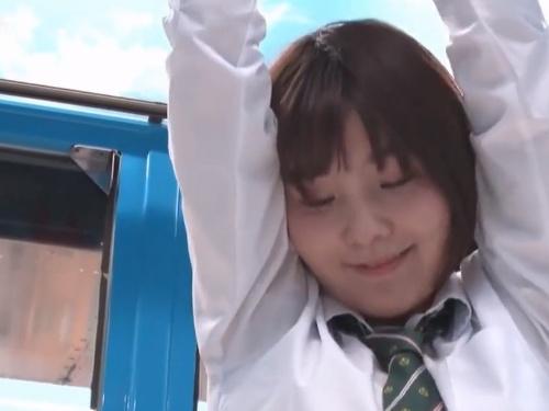 MM号で恥ずかしい姿でおもちゃ遊び！JKが肉棒ピストンで快感を堪能！
