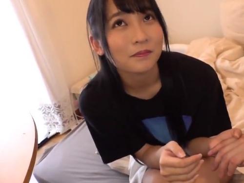 「清楚なJDあおいさんが初めての性行為！素股で硬くなった竿を生で挿入！」