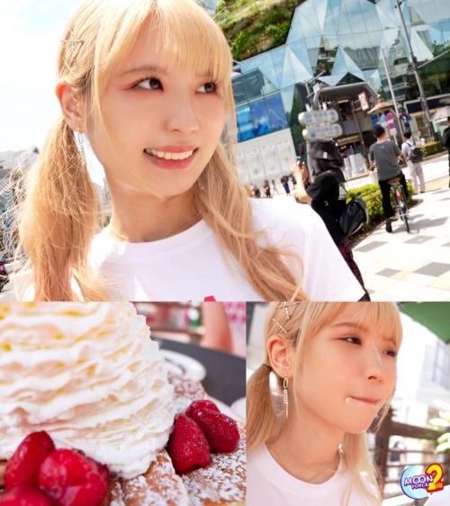 【希咲那奈】金髪ツインテ美少女…精子を体内に取り込むちっぱいギャルと生中&口内発射2連発！