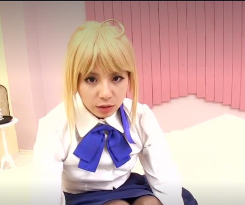 コスプレH！！黒タイツでアソコをコキコキ！タイツ越しに見える白パンがエロくてフル勃起！！最高の足コキテクで昇天！！