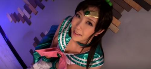 コスプレS〇X！セー〇ージュ〇ターに扮した美女は敵の手に堕ちて・・・身体中に快感を刻まれ、何発も発射されてしまう。