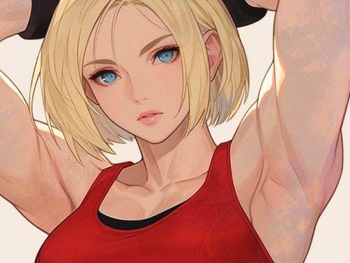 【画像】ガタイの良い女キャラ、エッチすぎる